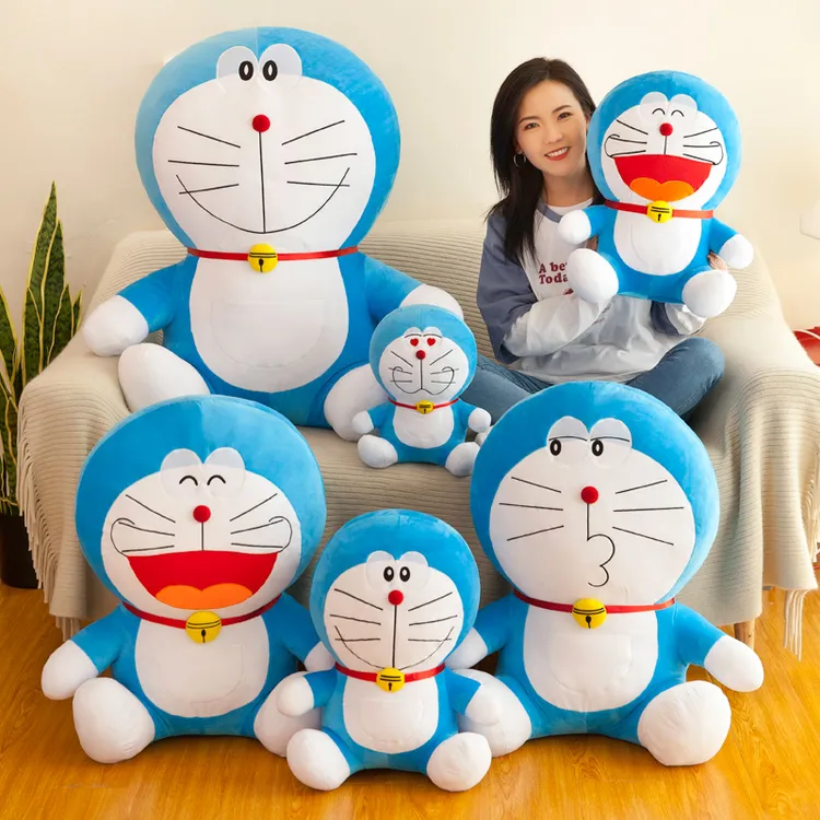 哆啦a梦公仔多啦爱梦大机器猫毛绒玩具叮当猫蓝胖子娃娃玩偶女孩