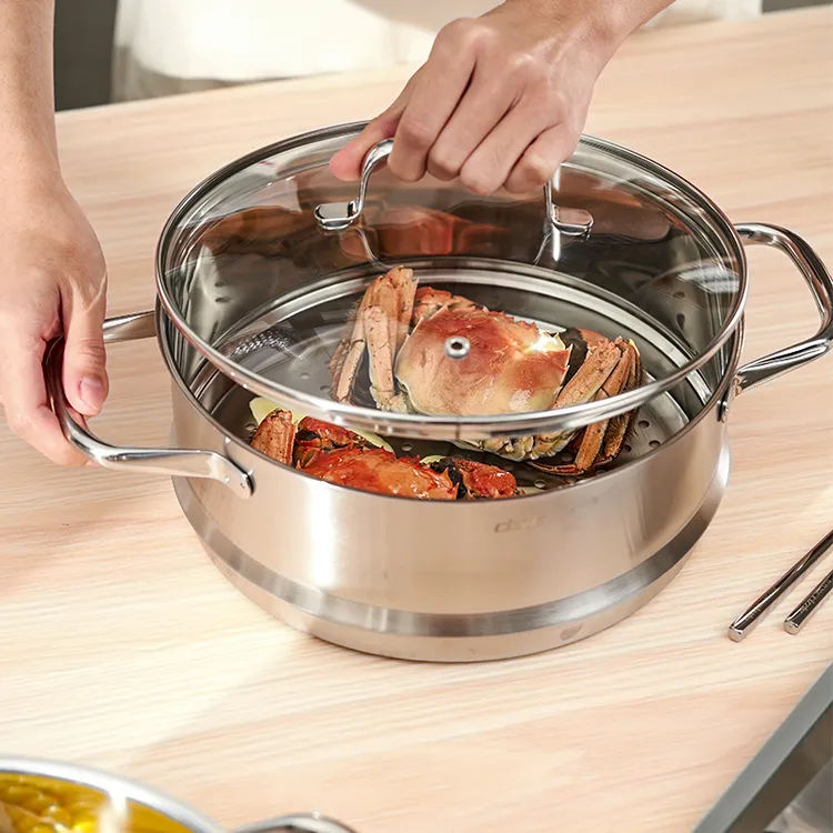 cizzle/喜时【闻道】16-32cm蒸笼屉蒸锅蒸格不锈钢蒸锅
