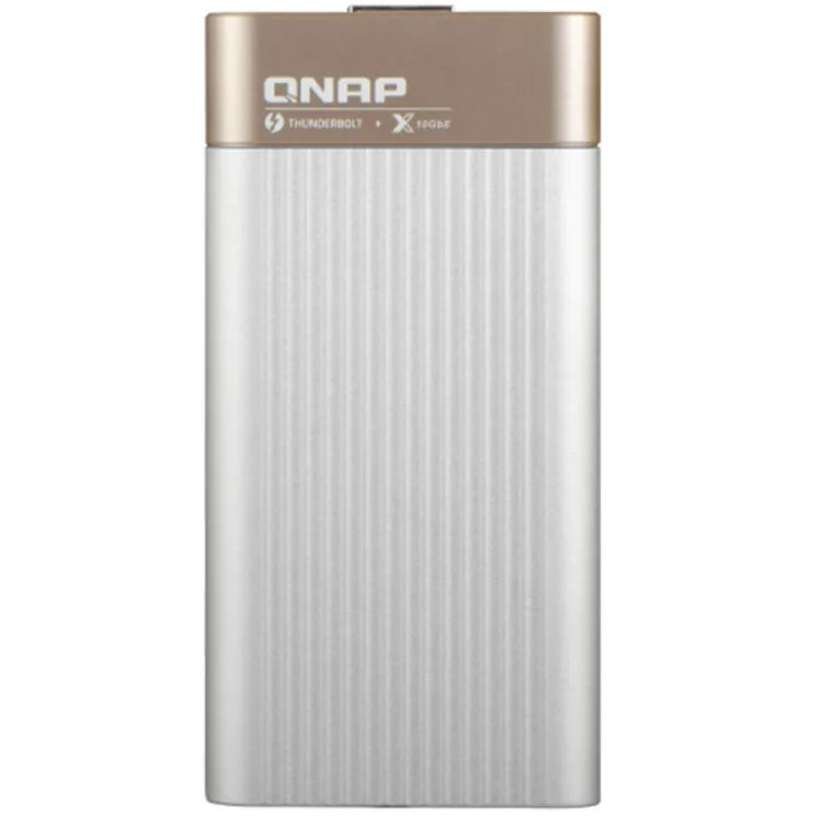 威联通QNAP QNA-UC10G1SF QNA-T310G1T 雷电3转万兆 网络转换器