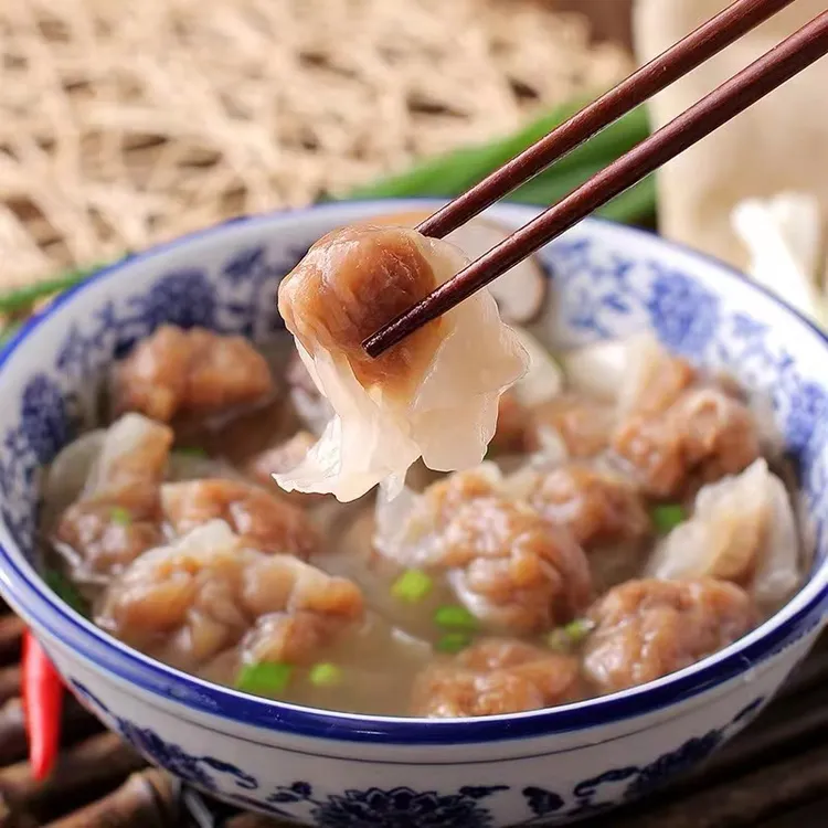 温州肉燕特产小吃苍南矾山正宗猪肉馄饨燕皮云吞燕饺