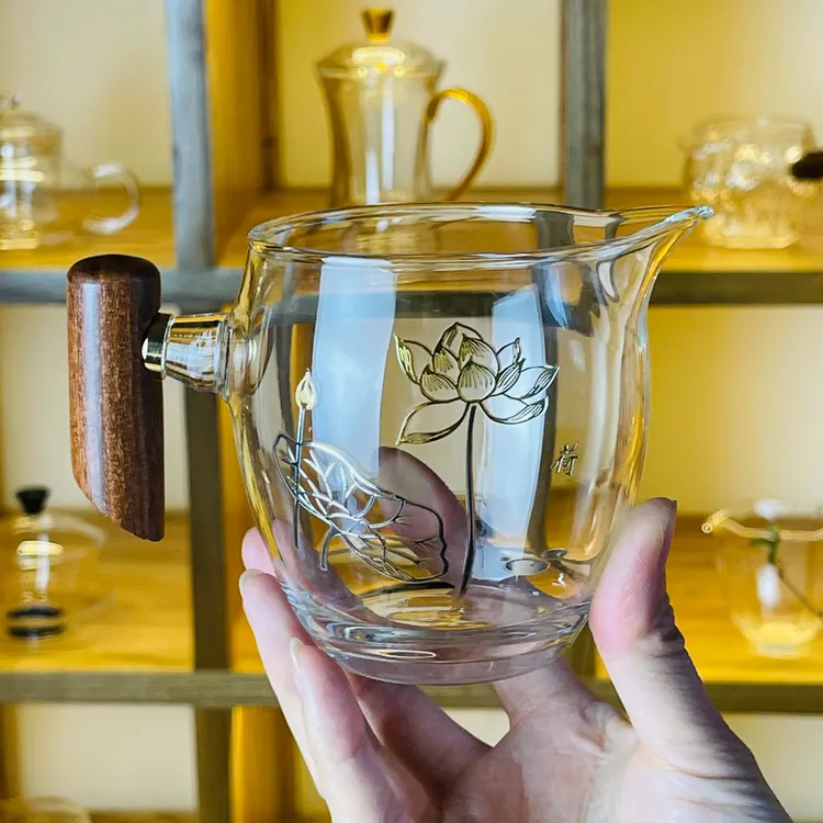 漫佳 意境荷花公道杯 ≈300ml