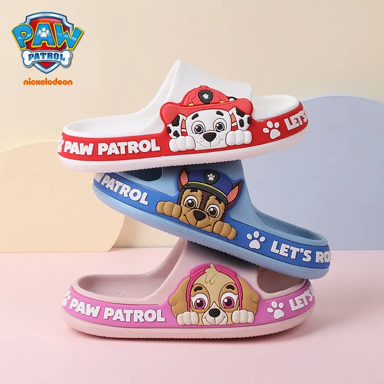 PAW PATROL/汪汪队立大功儿童拖鞋夏男孩浴室卡通春秋季防滑凉拖
