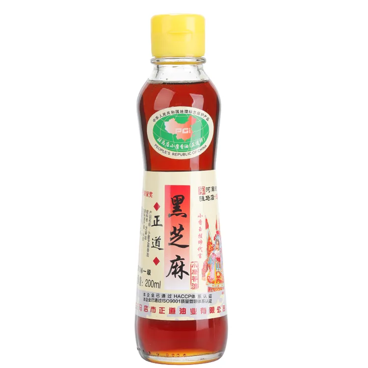 正道小磨香油  黑芝麻香油200ml