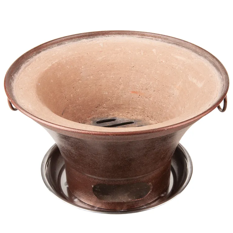 七只派派老式大号泥炉烤肉碳烤户外野餐陶土烧烤炉摆地摊夜市商用