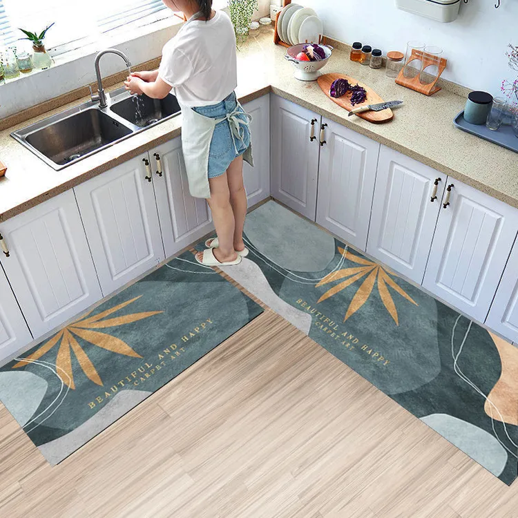 先邦厨房专用地垫吸水吸油防滑脚垫2025简约百搭地毯【支持定制】