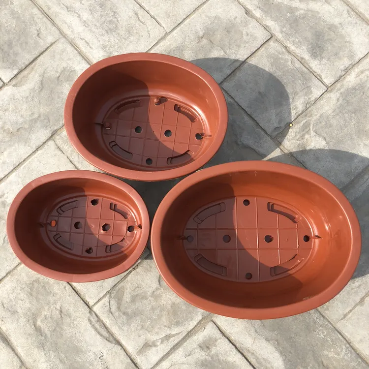 椭圆形塑料花盆批发加厚款特大号室内阳台绿植盆栽花卉盆景盆包邮
