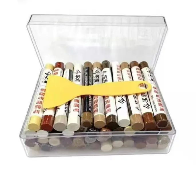 生态板钉眼修复蜡笔修补钉眼多颜色可选家居修补黑色榉木