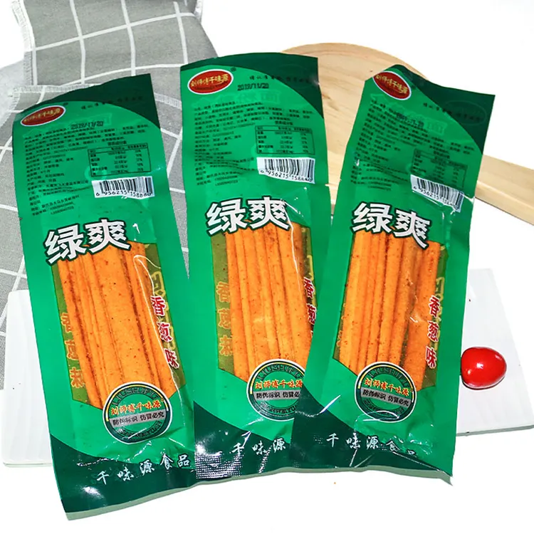 千味源绿爽辣条16克每包8090童年儿时怀旧校园食品零食小时候