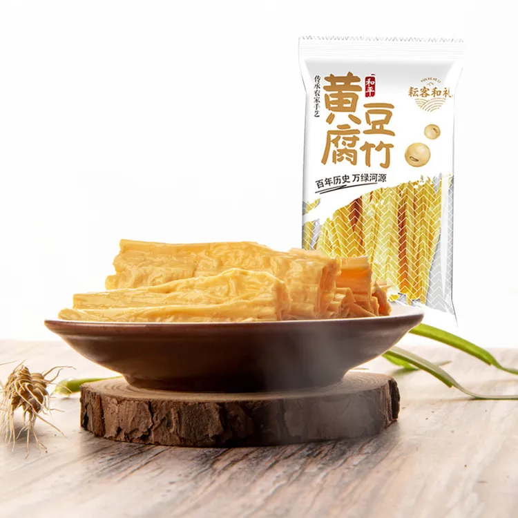 黄豆腐竹200g 广东和平腐竹 河源特产客家腐竹 传统营养大豆腐竹