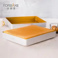 法焙客烤盘面包蛋黄酥雪花酥烘焙模具一体方形加高加厚不粘烤盘