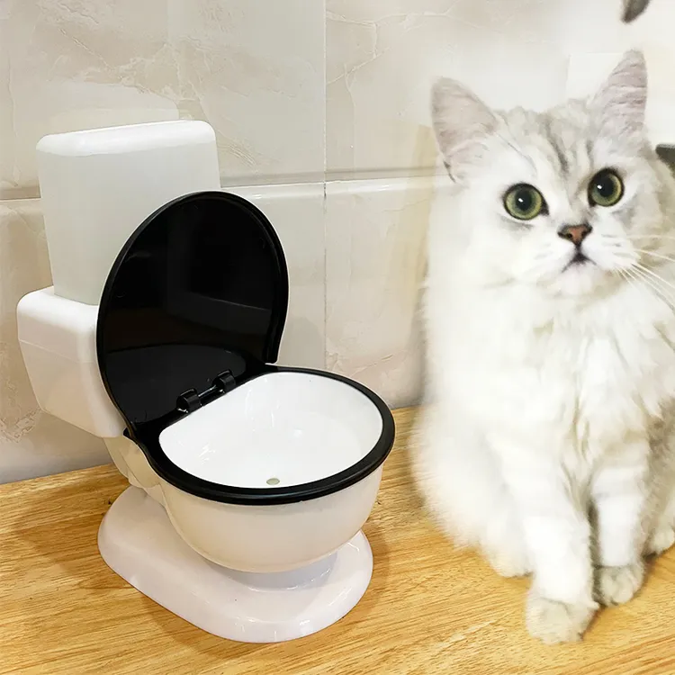 宠物猫咪马桶饮水器饮水机小狗狗泰迪自动流动不插电喂水喝水神器