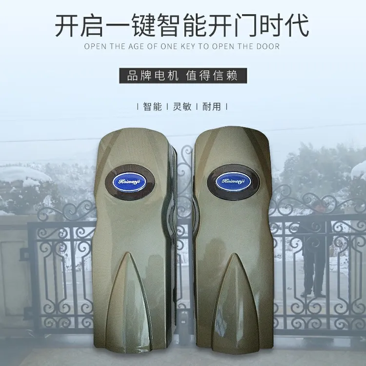 智能遥控电动庭院安全围墙门电机平开门多功能平开门自动