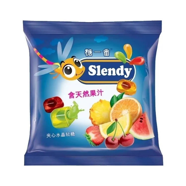 (浮力)KDV糖一番金蜻蜓软糖500g夹心俄罗斯软糖夹心