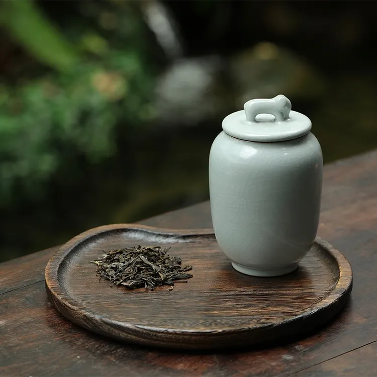 观复博物馆一贯吉祥官釉醒茶罐 摹古之作 储物 复古 储存 茶叶罐