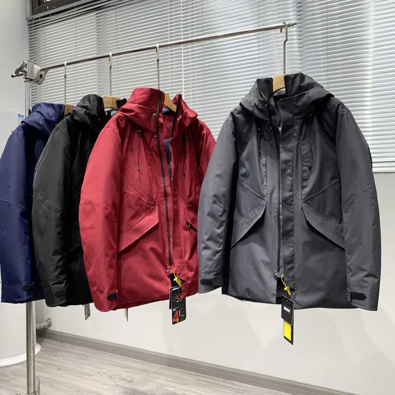 当之无愧！750+蓬松！抗寒—24℃！秋冬男士户外防风雨羽绒服潮男