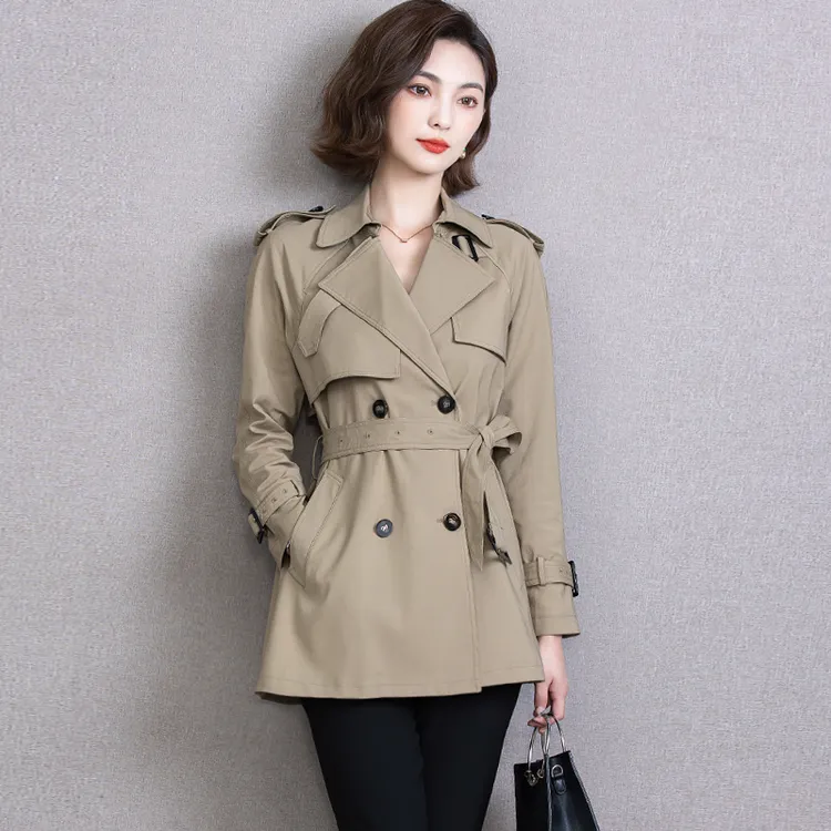 短款风衣外套女2025年新款春秋今年流行时尚高级质感小个子短外套