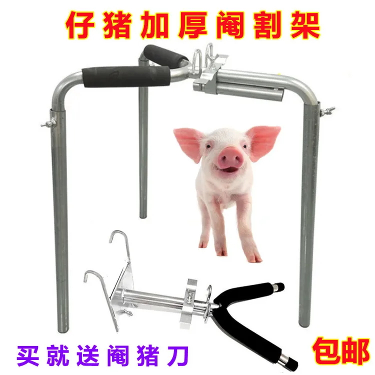加厚仔猪阉割架阉猪架立式敲猪架小猪去势架猪用简易三角架阉猪器