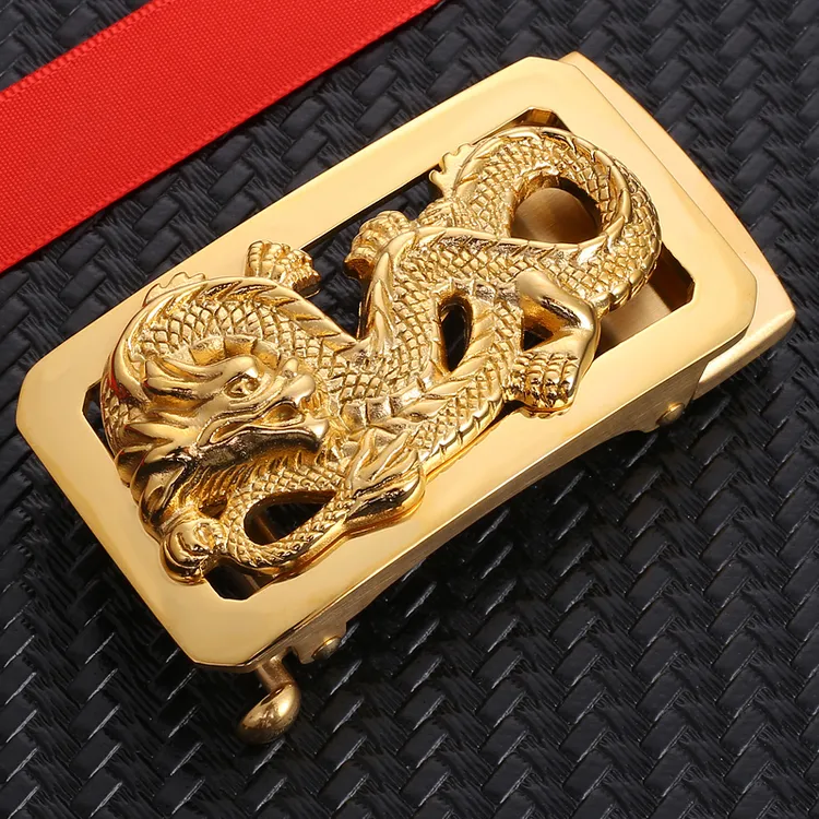皮带头男自动扣单卖龙高档不锈钢皮带扣平滑扣卡扣皮带头自动扣