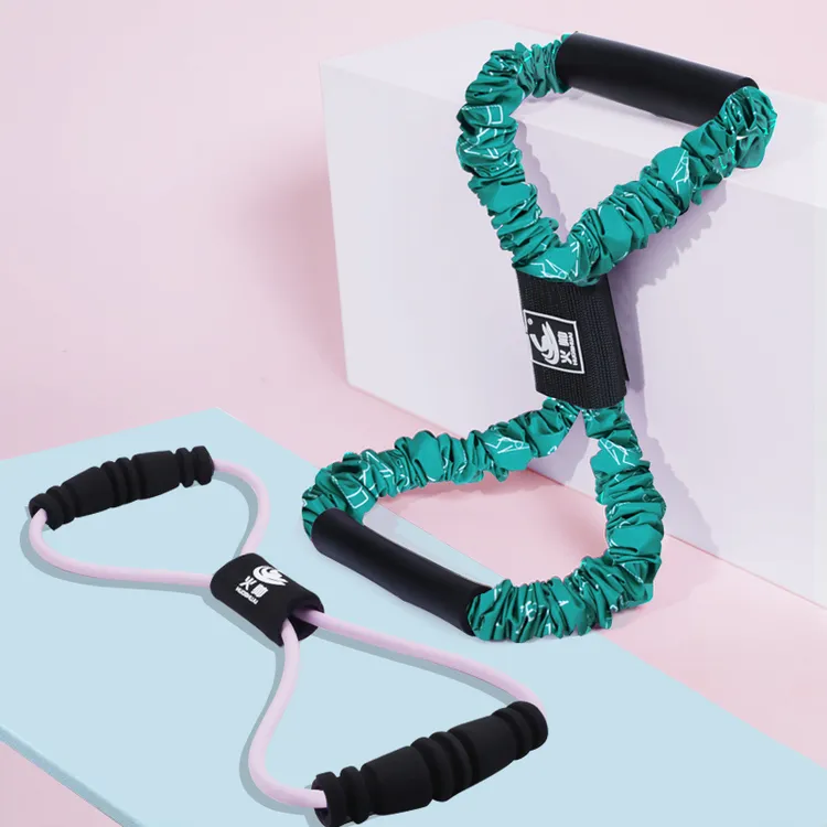 8字拉力器八字开肩神器美背拉力绳瑜伽健身男女士弹力带器材家用