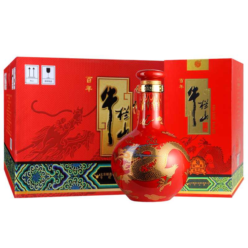 牛栏山北京牛栏山二锅头 窖藏三十（30）盛世红53%Vol500ml*6