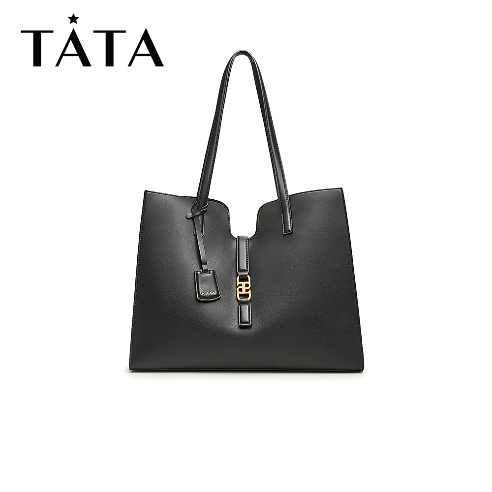 Tata/他她冬季气质轻奢休闲简约托特包通勤女新款X3163DX3