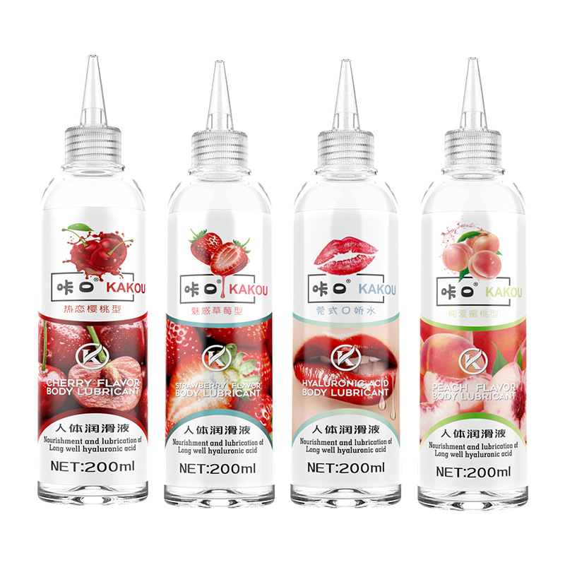 羞羞哒人体果味200ml润滑液夫妻房事润滑油呵护情趣用品一件代发