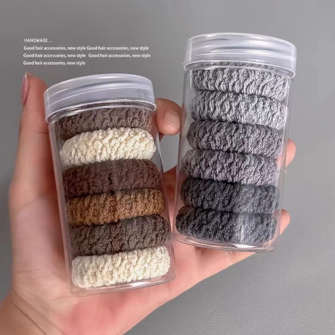 高马尾固定皮筋升级加宽加厚耐用高弹力复古头绳扎高马尾时尚发圈