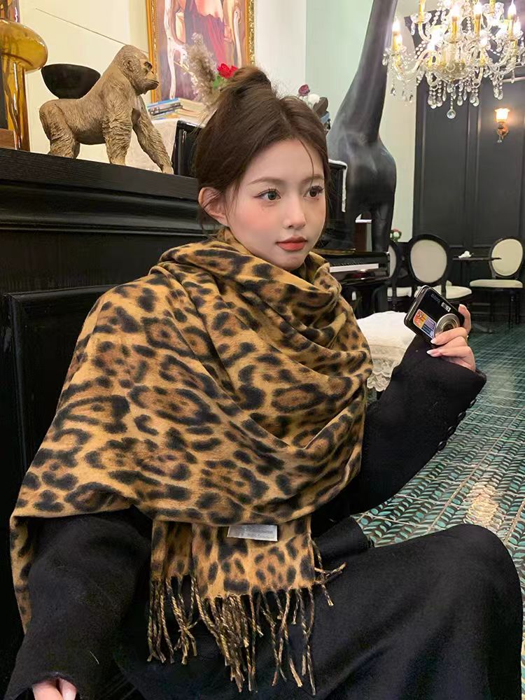 【淼淼妈】男女同款秋冬保暖围巾