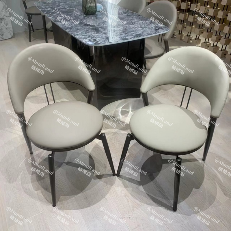 【维多利亚】轻奢意式简约家用极简北欧现代餐厅餐椅