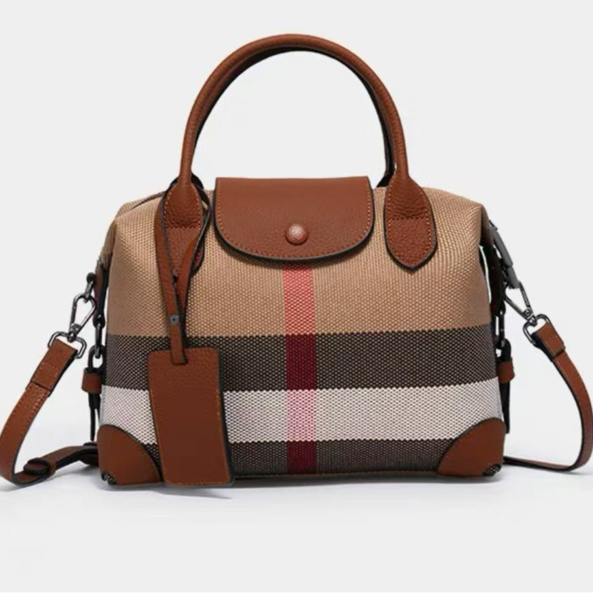 A05波士顿包华尔街枕头包手提包高级时尚百搭格纹包斜挎女包#8999