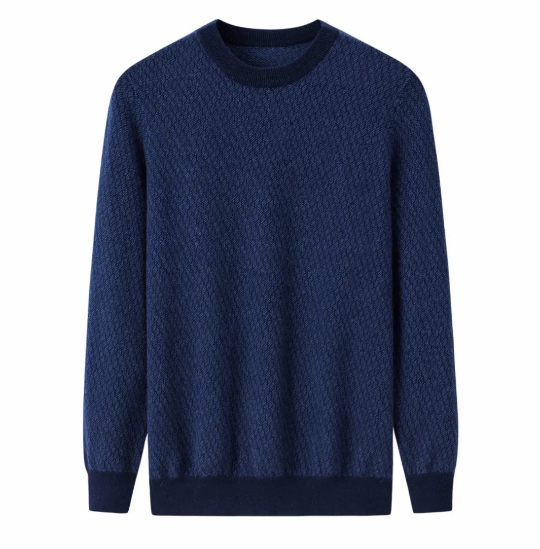 绒鑫羊绒圆领加厚男套，长袖加厚冬季打底加厚冬季打底加厚商务