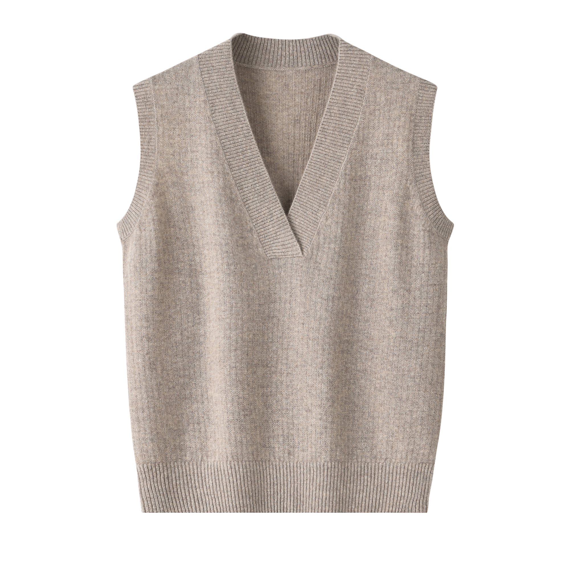 加厚女士套头马甲针织时尚马夹休闲秋冬百搭宽松羊绒韩版秋季v领