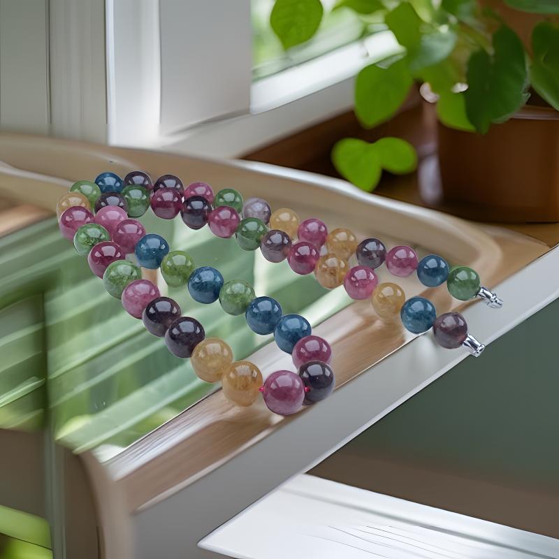 A328号精品时尚老矿糖果碧项链10mm多样性发一件