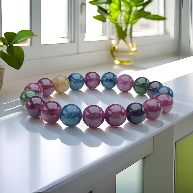 A329号精品老矿糖果碧手链10mm多样性发一件