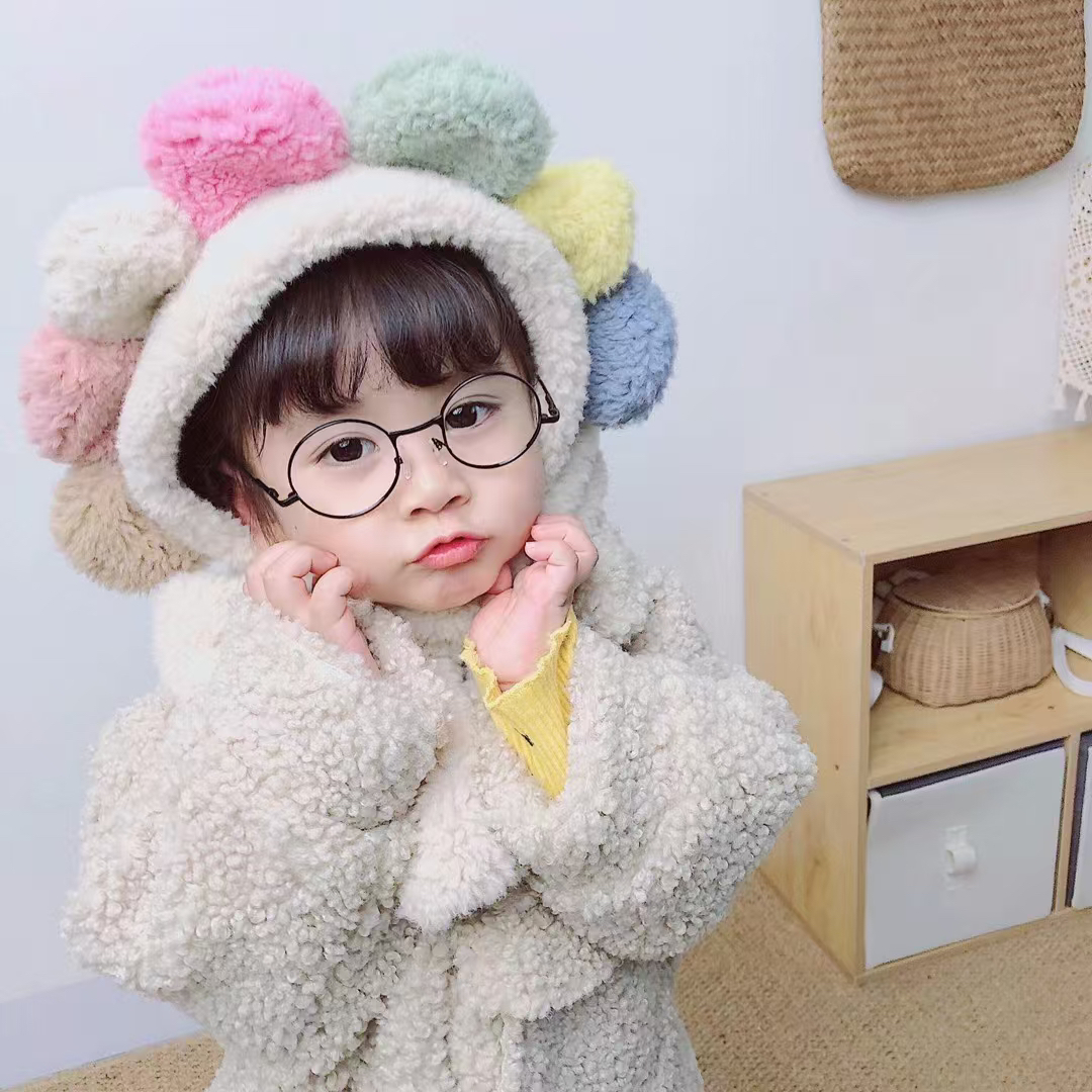 编码 802甜900女童卡通针织加厚套装