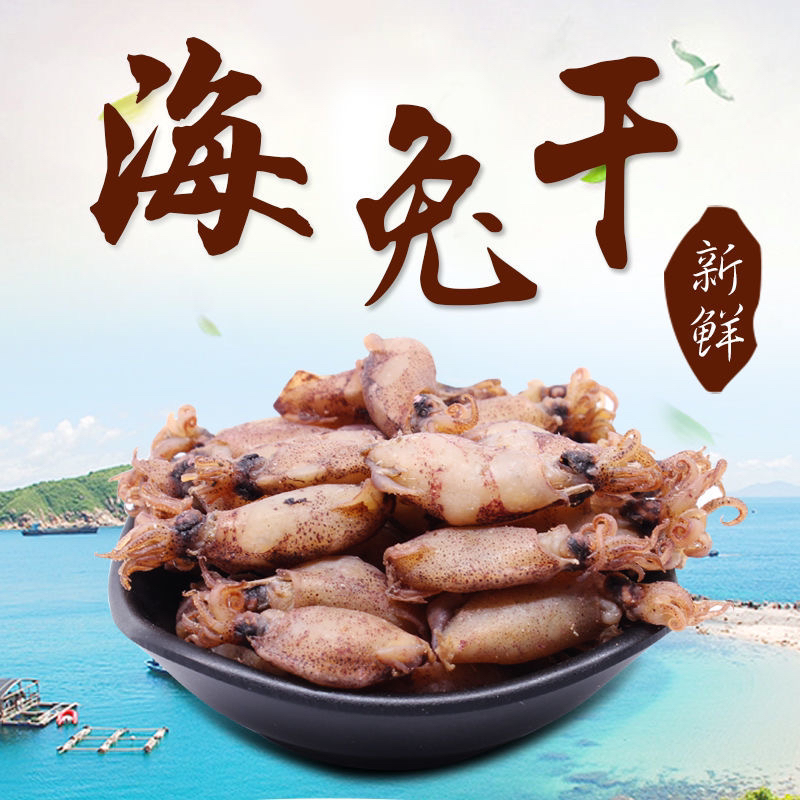 新鲜海兔干 乌贼笔管鱼小鱿鱼干乌500g