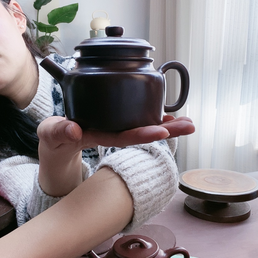 【闪购商品】紫砂茶壶德钟天青泥200cc