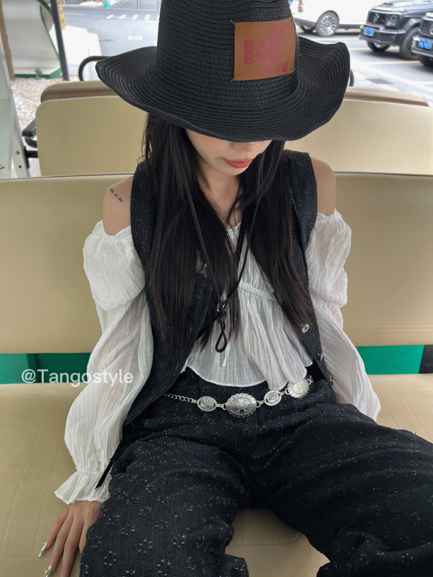 HELLOTANGO《费城时光》小众时尚百搭马甲52407＃