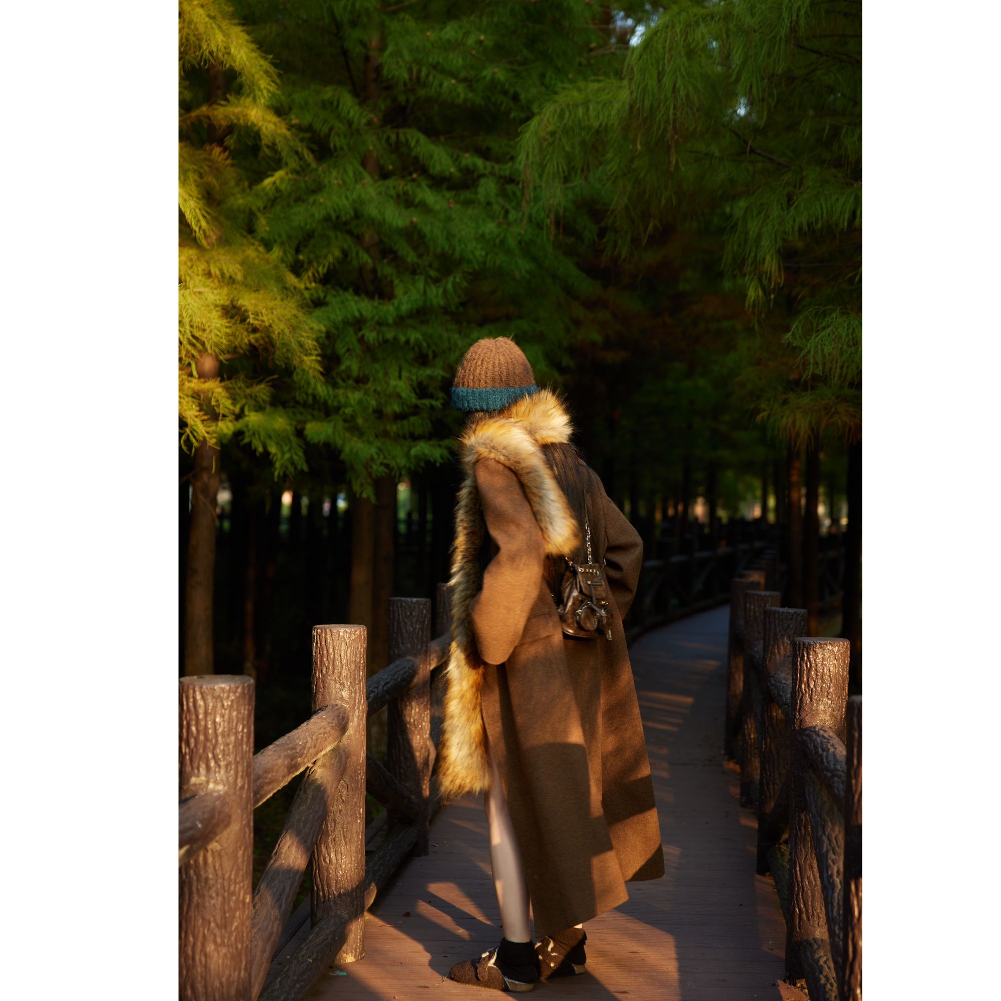 刘德瓜LDG【卢森堡】中长款过膝外套女冬季新款高级感羊毛大衣