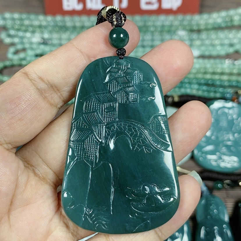 【闪购商品】翡翠颈饰未镶嵌玉吊坠