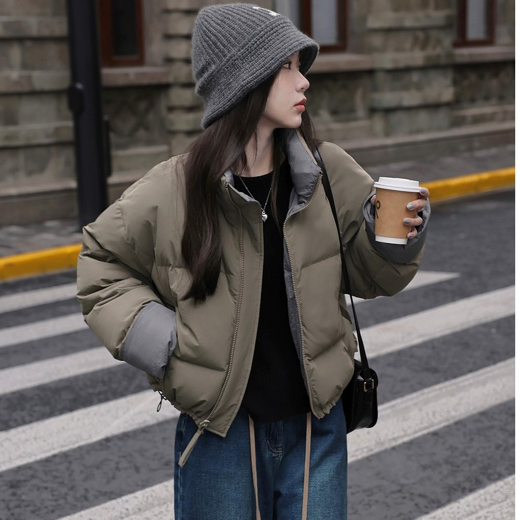 雪中飞2023年反季韩版新款小个子白鸭绒羽绒服女短款时尚百搭冬季
