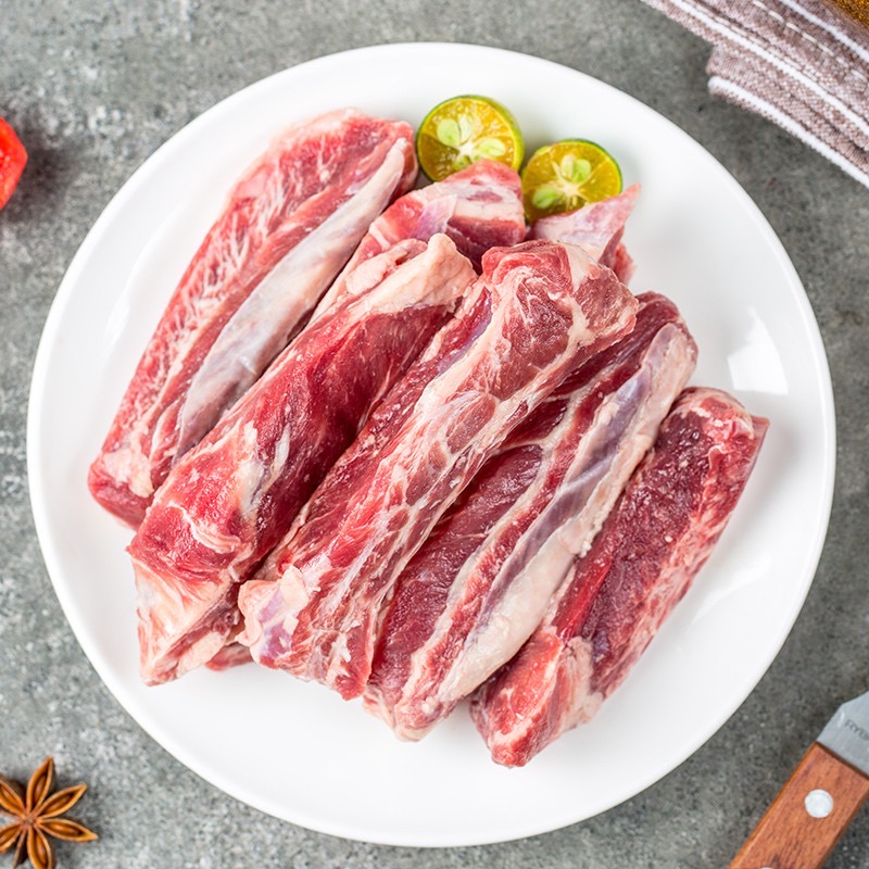 阿根廷去骨牛肋条原包新鲜现称牛肋条原切不带骨肋条营养烤肉食材