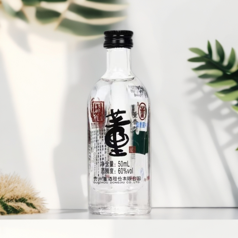 董酒国誉 三角小酒 【酒水节】光瓶品鉴 董香型2016年 60度50ml