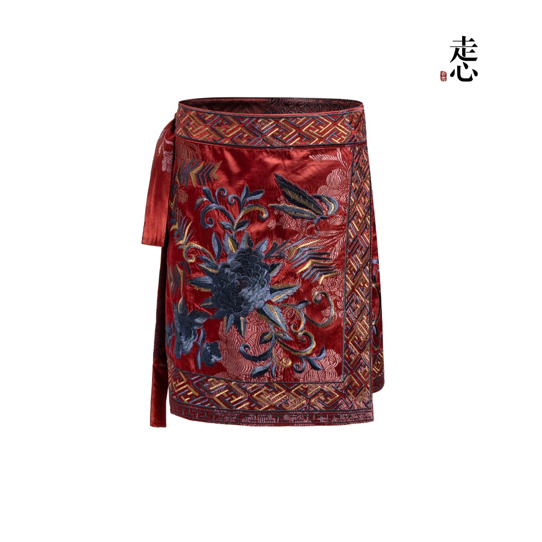 【香云走心】凤穿牡丹 半裙24ZDQ5025-1