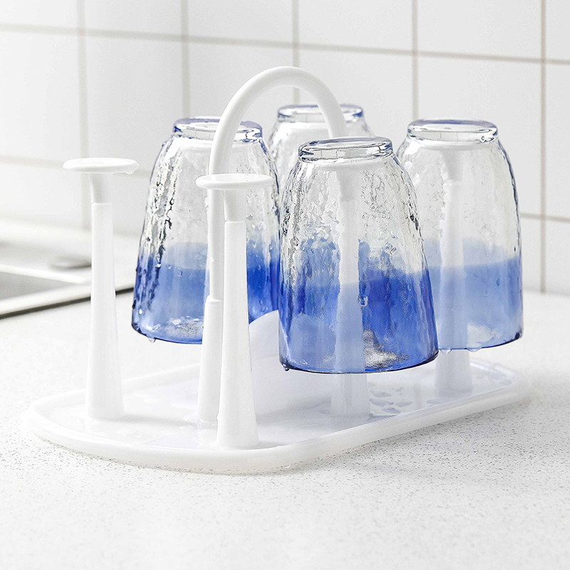 日本进口杯架创意水杯架子置物架倒挂沥水茶杯托盘玻璃杯子收纳架