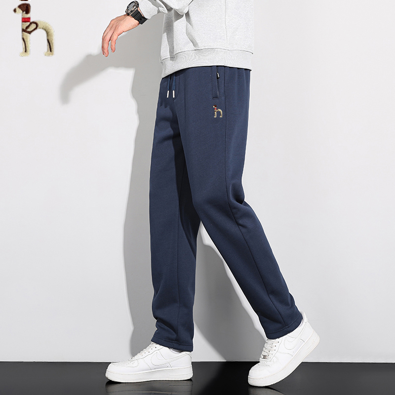 【专柜正品】秋冬新款纯棉卫裤男运动透气长裤加绒加厚百搭休闲裤