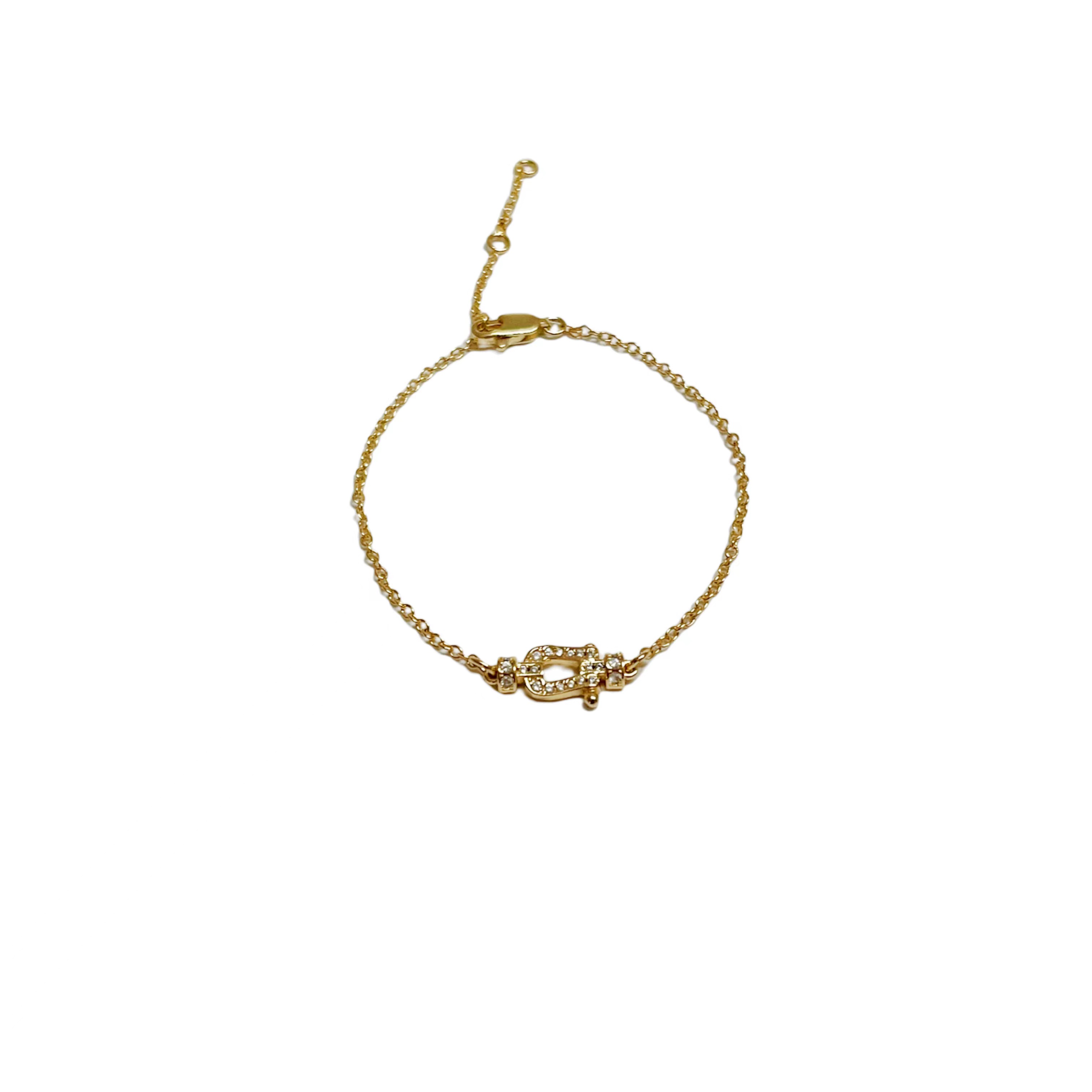 铜合金莫桑石手链 263 设计师款轻奢mini高定手链