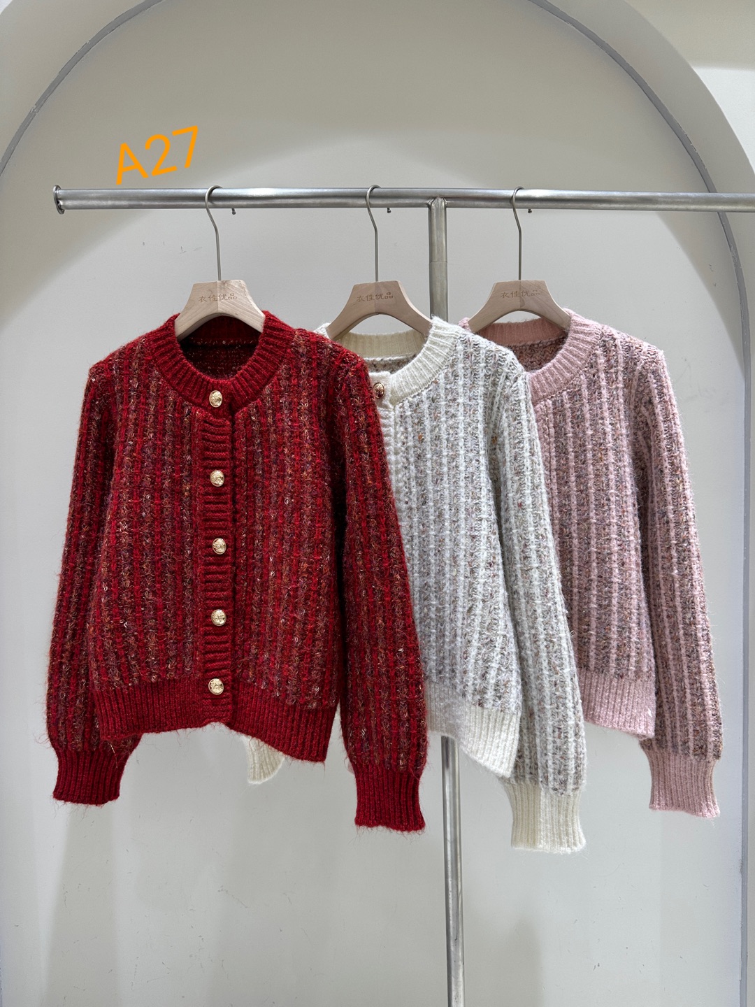 【YLANGENE】三色小香风针织衫 27CS