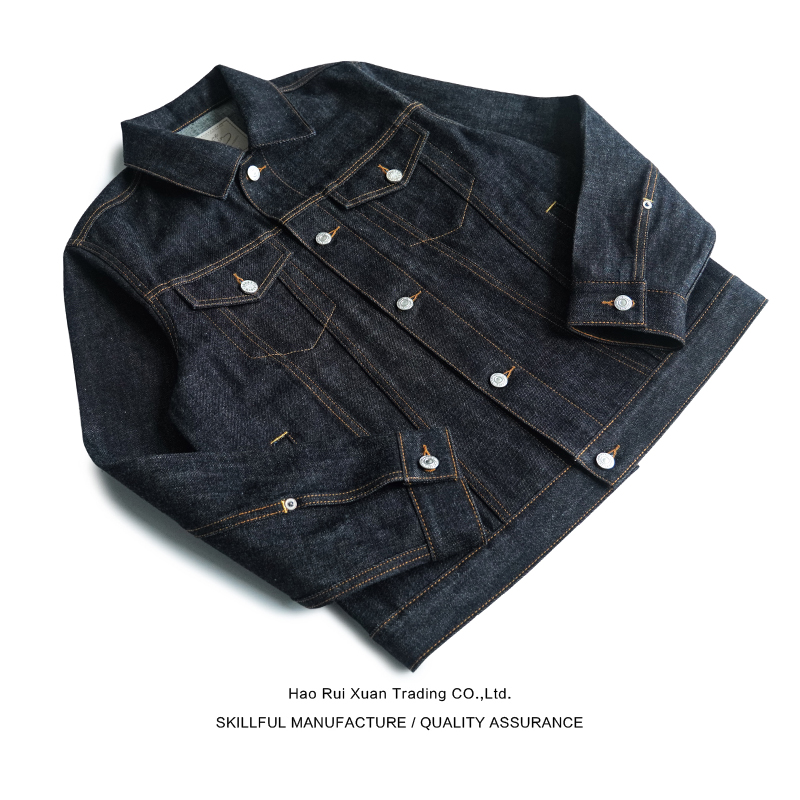 SAUCE ORIGIN银扣牛仔夹克 錾银11周年复刻 美式复古赤耳丹宁咔叽