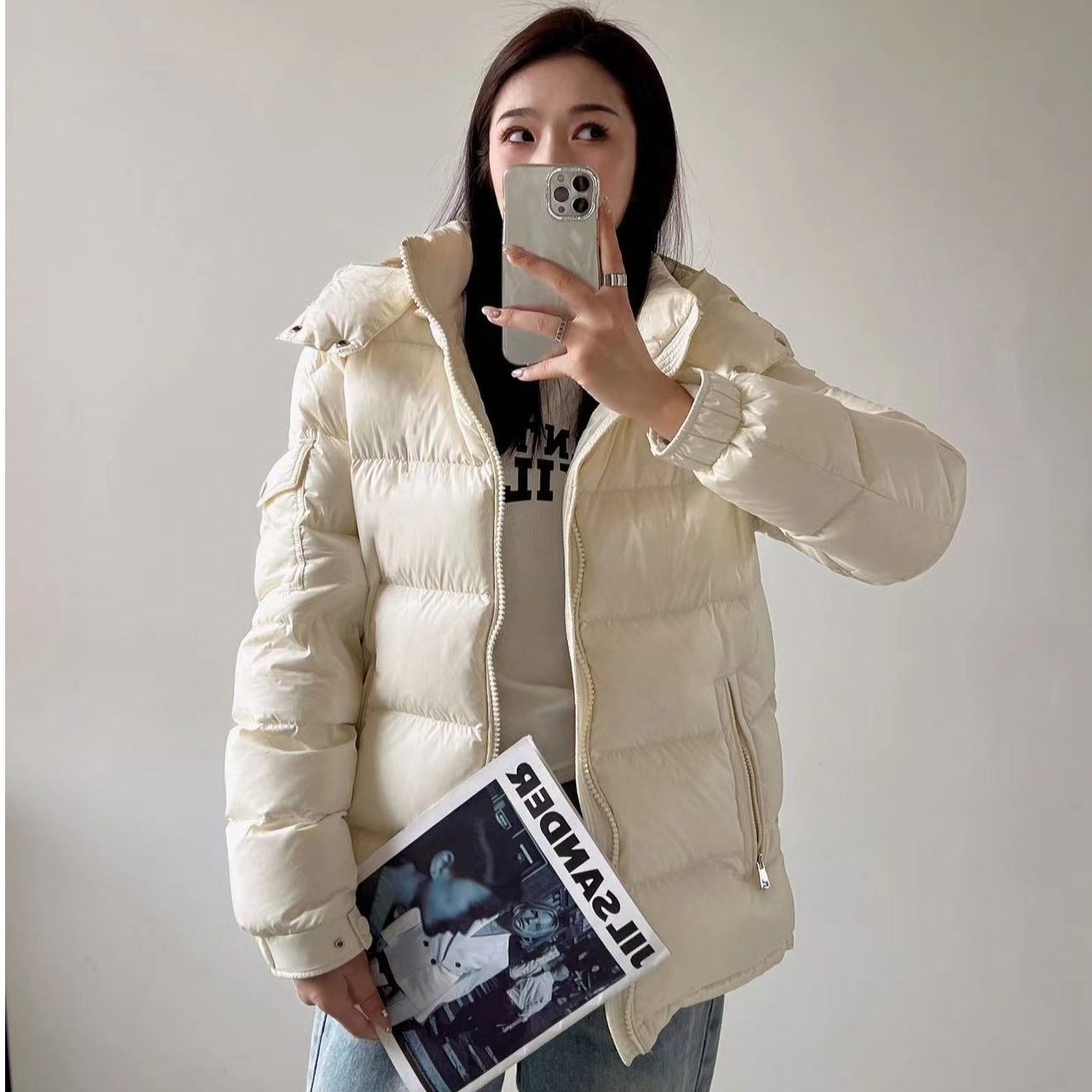 2025情侣短款加厚大码羽绒服外套-606